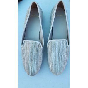 Cole Haan Women's Size 8.5 8 1/2 Tan white loafers comfort shoes